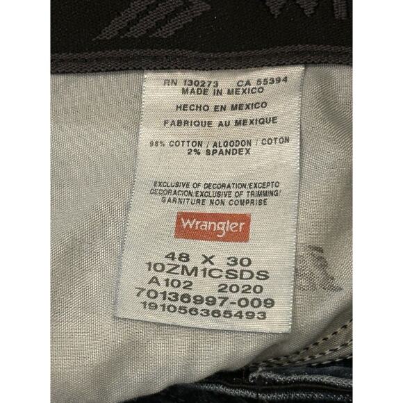 NWT Wrangler 48 x 30 Denim Medium Wash Jeans - Picture 5 of 5